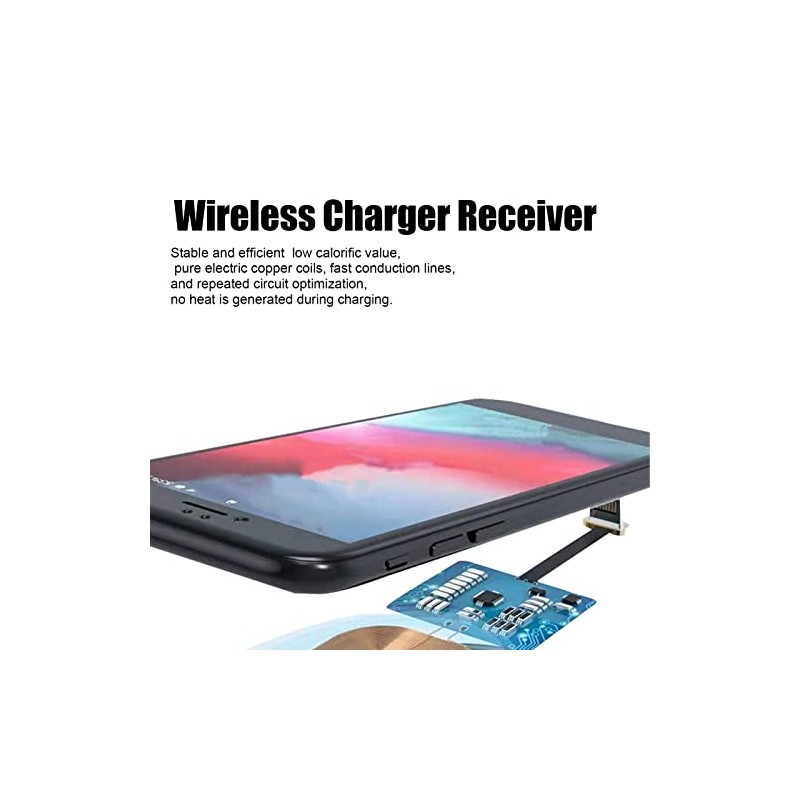 Receptor de Carga Inalámbrico Micro USB, Adaptador de Receptor de