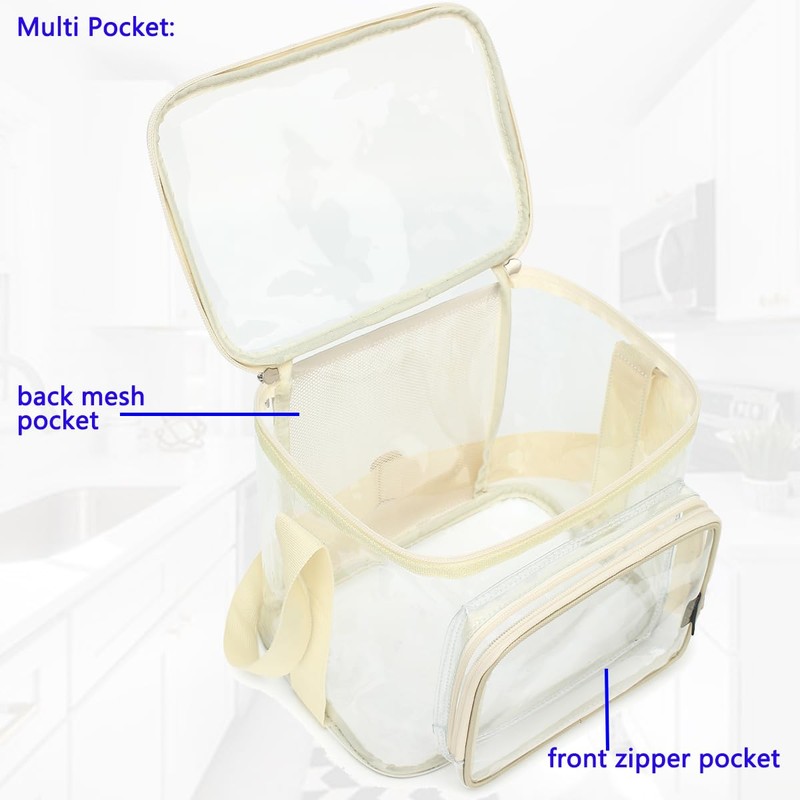 FlowFly Insulated Reusable Lunch Bag Adult Large Lunch Box for