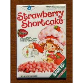 Strawberry Shortcake Cereal Box Fridge Magnet