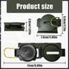 HAIKING Precise Compass, 1 PCS Orienteering Compass for Hiking, Climbing,