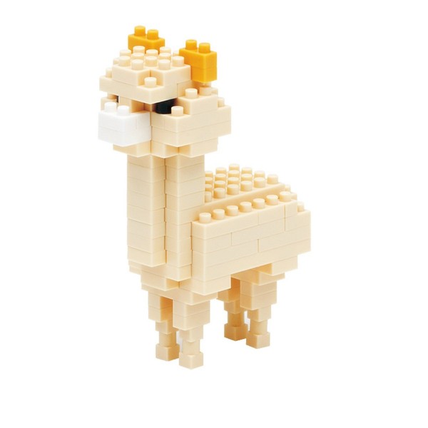 Kawada Kawada Nanoblock Alpaca Cream () Building Kit