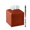 Tissue Box Cover, Jeethemy Square PU Leather Tissue Box Holder,