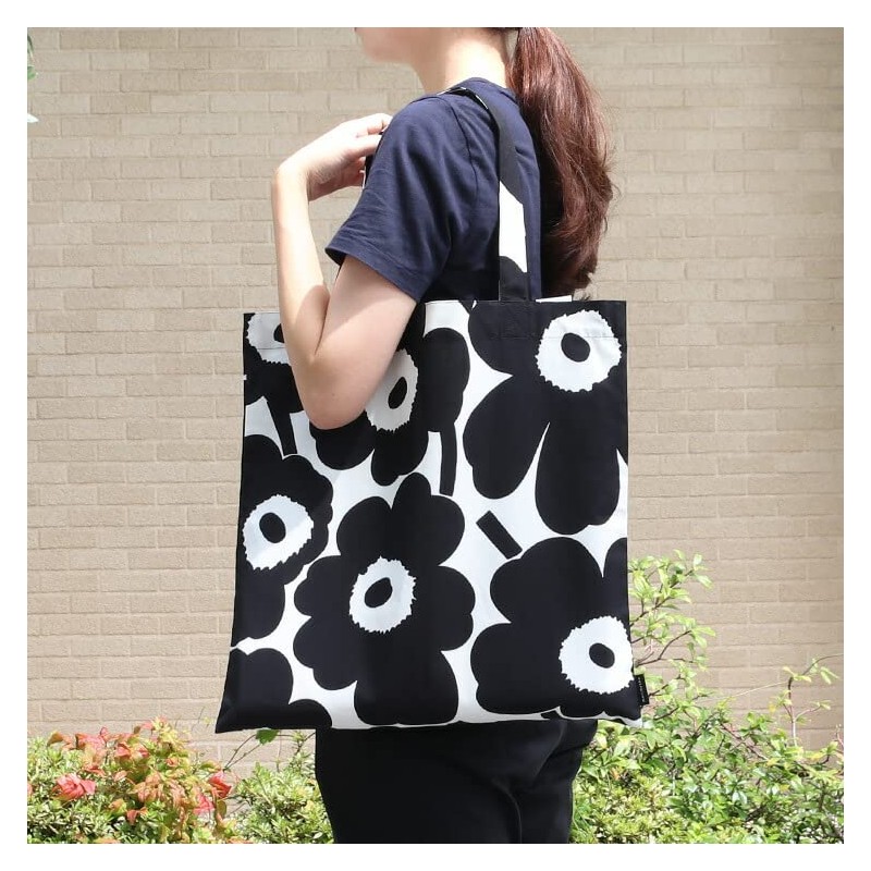 Marimekko 067572 Women's Tote Bag, A4 Size, Fabric Bag, Pieni