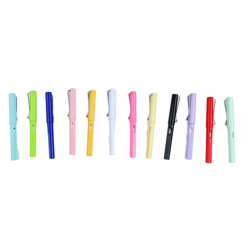 12pcs Inkless Pencil Fluency Writing Wide Pen Clip Reusable Everlasting