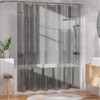 AmazerBath Shower Curtain Liner, 100% EVA Luxury Soft Clear Grey