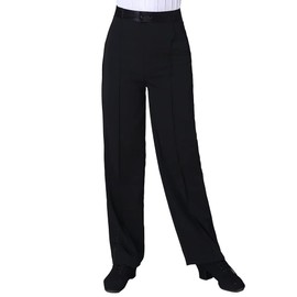 Libaobaoyo Boys Kids Latin Ballroom Dance Pants Elastic Waist Professional Jazz Modern Perfomance Trousers