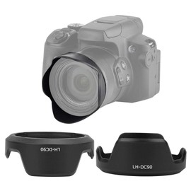 Camera Lens Hood for PowerShot SX HS Cameras LH-DC90 Camera Lens Hood Protects Against Scratches, Wind, Sand, Rain and Snow Replacement Plastic Lens Hood