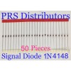 Unbranded 50 Pieces Diode 1N4148 Fast Switching Signal Diode Replaces