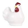 Ceramic Kitchen Scrubby Sponge Holder, White Chicken Collection, Adorable Home