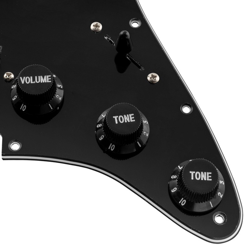 Musiclily SSH 11 Hole Prewired Loaded Humbuckers Stratocaster Pickguard with