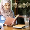 BBKON 7PCS Ramadan Decorations, Wooden Pendant Eid Ramadan Decorations for