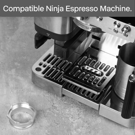 Portafilter Funnel for Ninja Espresso Machine ES601, Aluminum Alloy Espresso Funnel for Ninja Luxe Café, 1pack