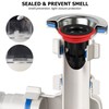 IMIKEYA 2PCS Shower Floor Drain Backflow Preventer Sewer Core Anti-Odor