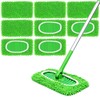 Septo 8Pcs Reusable Microfiber Mop Pads, Replacement Compatible with Sweeper