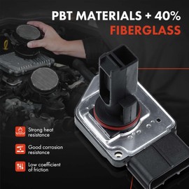 A-Premium Mass Air Flow Sensor Meter [4-Pins] Compatible with Ford F-150 2001-2003, Mustang 2003-2004, V8 4.6L 5.4L Gas, Replace# 1L3F12B579AB, 1L3Z12B579AA