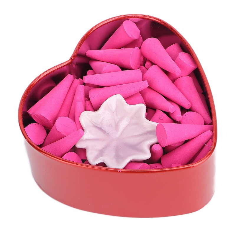 Qukaim Back Incense Red Rose Incense Cones Strong Fragrance Indoor