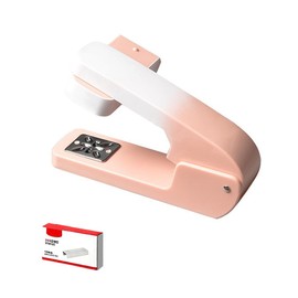 LOYELEY Medium Binding Stapler, 360° Rotation, Bound 25 Sheets, No. 12 Needles, 1000 Needles, Desktop Stapler, Adjustable Stapler, Vertical/Horizontal, Thick Book, Booklet, School, Commercial Use