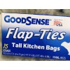 Goodsense 15 Flap-Ties Tall Kitchen Bags 13 Gallons-SPRING Scent.New-SHIP