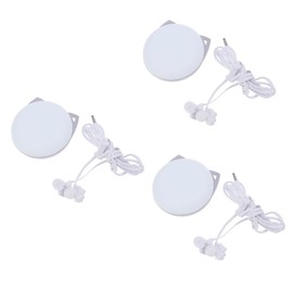 DOITOOL 3pcs Creative Cartoon Kitten Ear Headphones with Storage Box for Boy Girl Comfortable Wired Earphones for for School Travel and Everyday