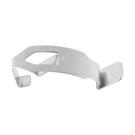 Orivin 12 Stück silberfarbene Metall-Federdrehklammern – Befestigungselemente für die Rückplatte von Kunstwerken/Fotorahmen zum Aufhängen von Bildern