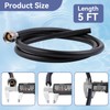 5 Feet Dehumidifier Drain Hose, 3/4 Inch FHT Connection, Brass