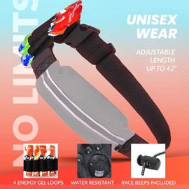 Bauchtasche für Laufgürtel, Laufgürtel, Bauchtasche für Damen und Herren, verstellbarer Laufgürtel, gut zum Laufen und für Outdoor-Aktivitäten (grau)