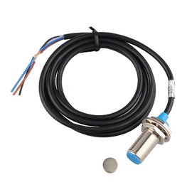 Jopto 10mm NJK-5002C Hall Effect Proximity Sensor Switch NPN 3-Wire Normally Open with Magnet