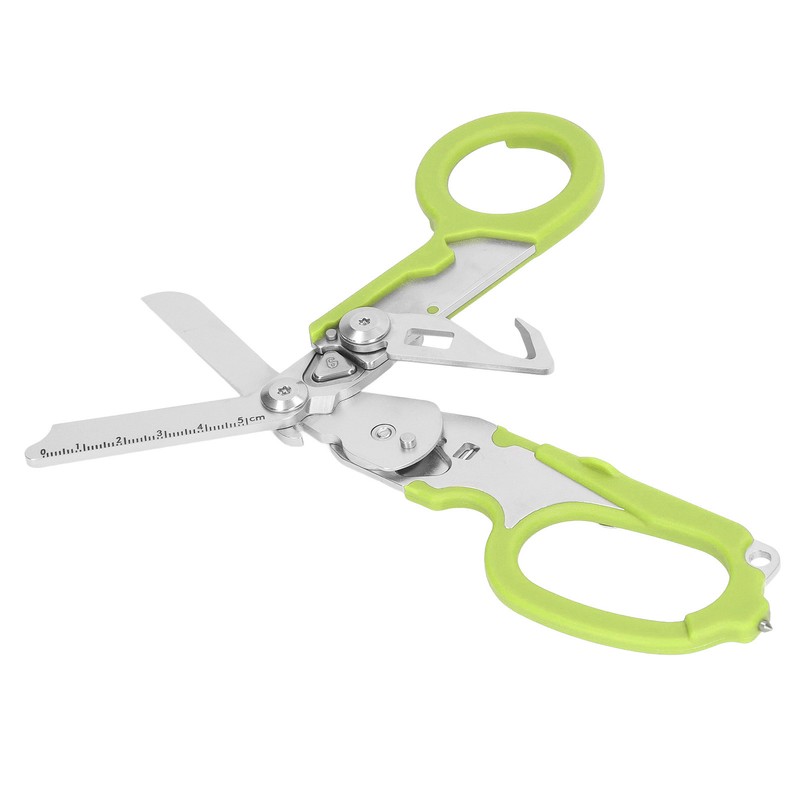 Folding Scissors Stainless Steel Clear Scale Wind Breaker Cutter Wrench