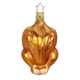 Inge-Glas Turkey Dinner! 1-030-16 German Glass Christmas Ornament