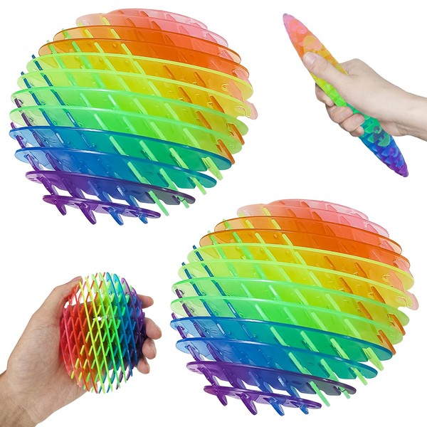 MILIAFLICK Fidget Worm Toy, Pack of 2 Fidgets, Slug Toy,