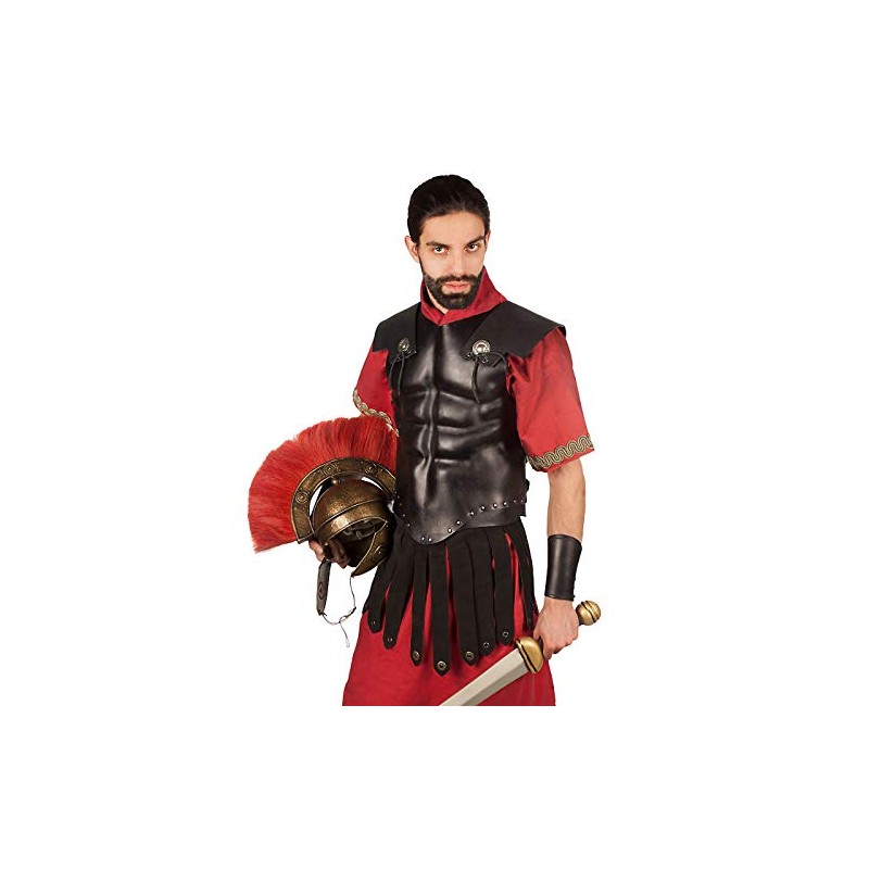 Andracor - Leather Loincloth Gladiator - Black Genuine Leather for