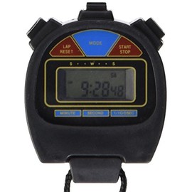 Jamar 22769 Economy Stopwatch with Time and Calendar Displays and Alarm Setting