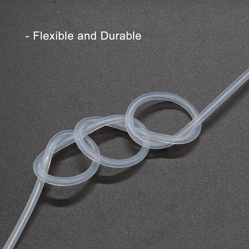 VictorsHome Silicone Tubing, 4mm ID x 6mm OD, 16.4ft (5m)