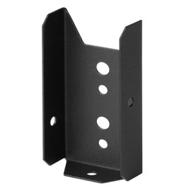 GBGS 20 Pack Fence Rail Brackets for 2x4 Wood Post,18 Gauge,Black