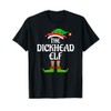 Dickhead Elf Matching Family Group Christmas Party T-Shirt