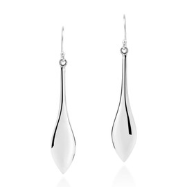 Trendy 925 Sterling Silver Long Long Drop Earrings, Sterling Silver