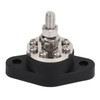 Distribution Stud Junction Post Black 3/8in 300A with Transparent Cover