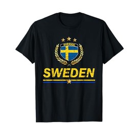 Sweden Football Lover Tee shirt T-Shirt