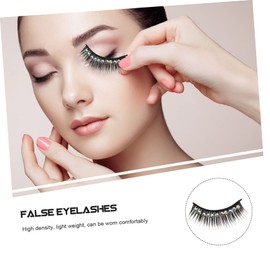 WOONEKY Exaggeration Lashes 5 Pairs False Eyelashes Makeup Costume Stage Lashes