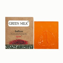 Green Milk Saffron Handcrafted Bathing Bar