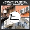 WeCooper Heavy Duty Mini Split Wall Mounting Bracket,Outdoor Air Conditioner