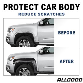 ALLGOOD 4PCS Fender Flares Compatible With Toyota Tundra 2007-2013 Wheel Fender Flares Pocket Rivet Style Smooth