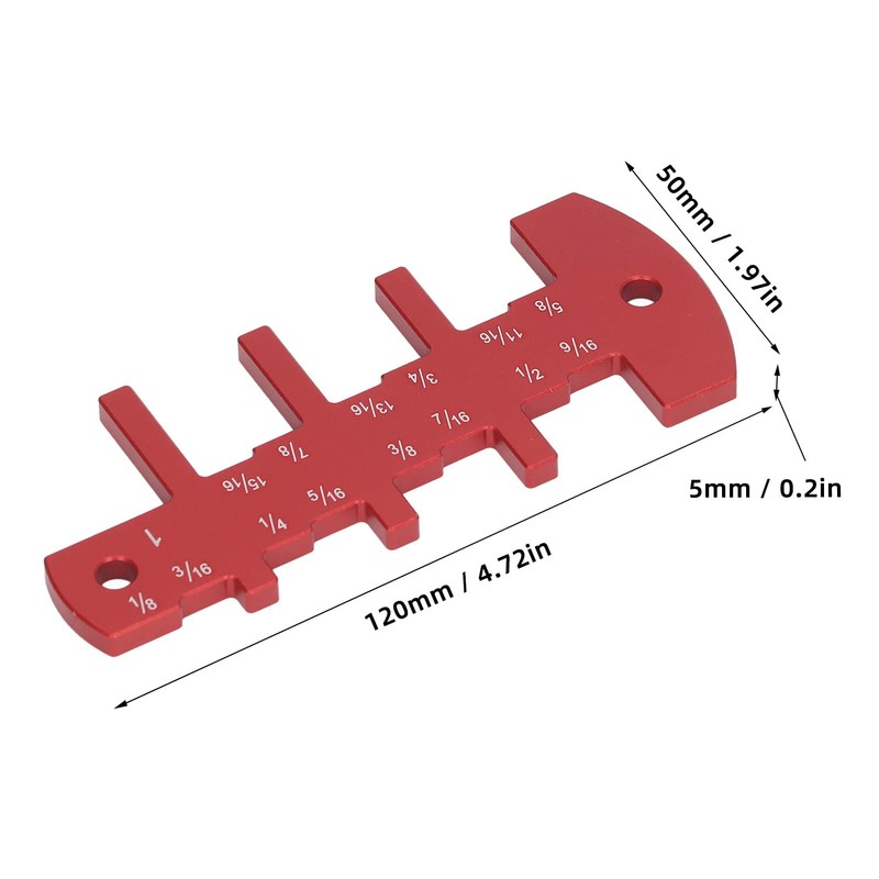Step Depth Gauge Tool Height Limiter Router Height Template Carpentry