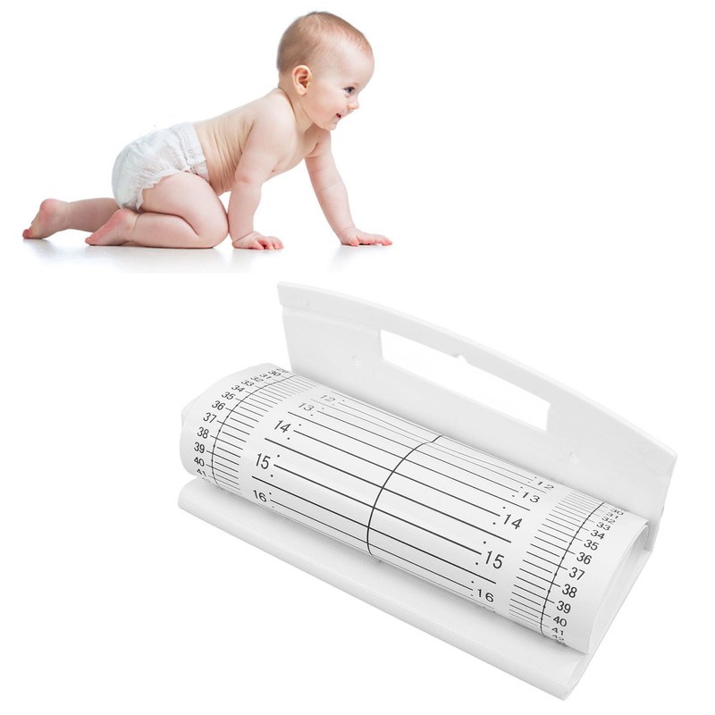 Infant Measure Mat Baby Height Measuring Ruler Washable Collapsible Household