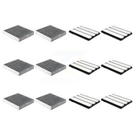 PUR 6x Air + 6x Cabin Filter (12 Total) Kit Replacement For INFINITI QX50 QX55 2.0L KFL-103022