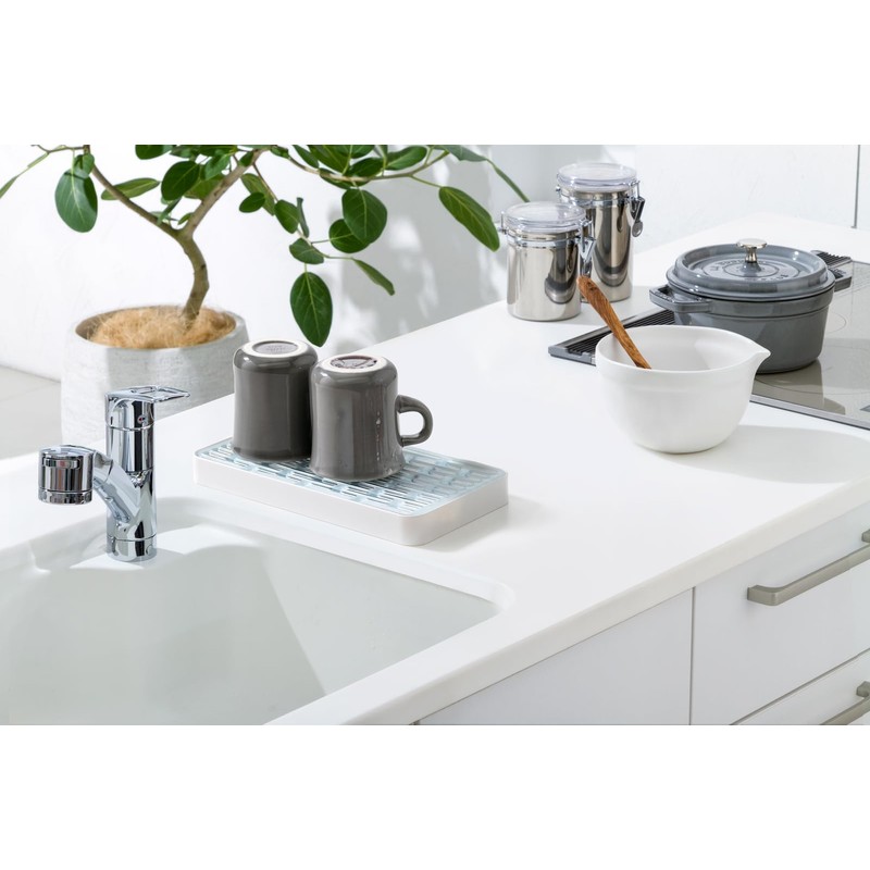 Anesty HO1949 Diatomaceous Earth, Includes Tablet, Colander, White, Blue, S,