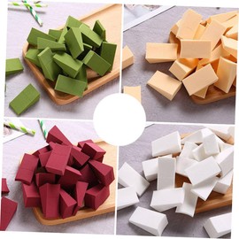 Baluue 24pcs Non-latex Face Powder Puff Set Hydrating Makeup Sponges Make-up Sponge for Women Dry-wet Style Ideal for Cream Foundation