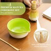 XIULIUU Matcha Tea Set, 4 Pcs Set Matcha Tool, Matcha
