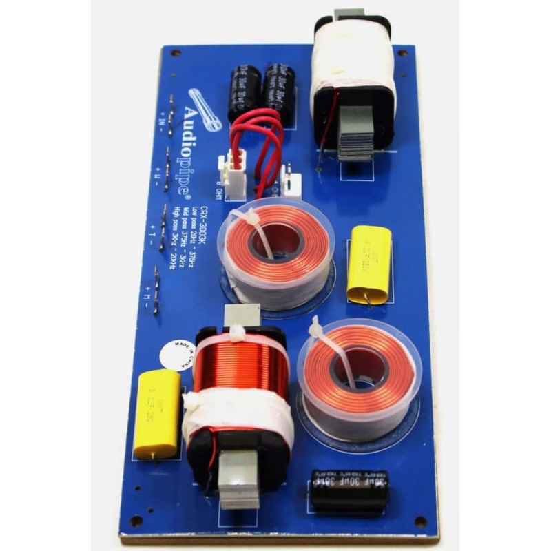 Audiopipe 3-Way Passive-Crossover-375 Hz/3000 HZ-600 Watts-4 Ω