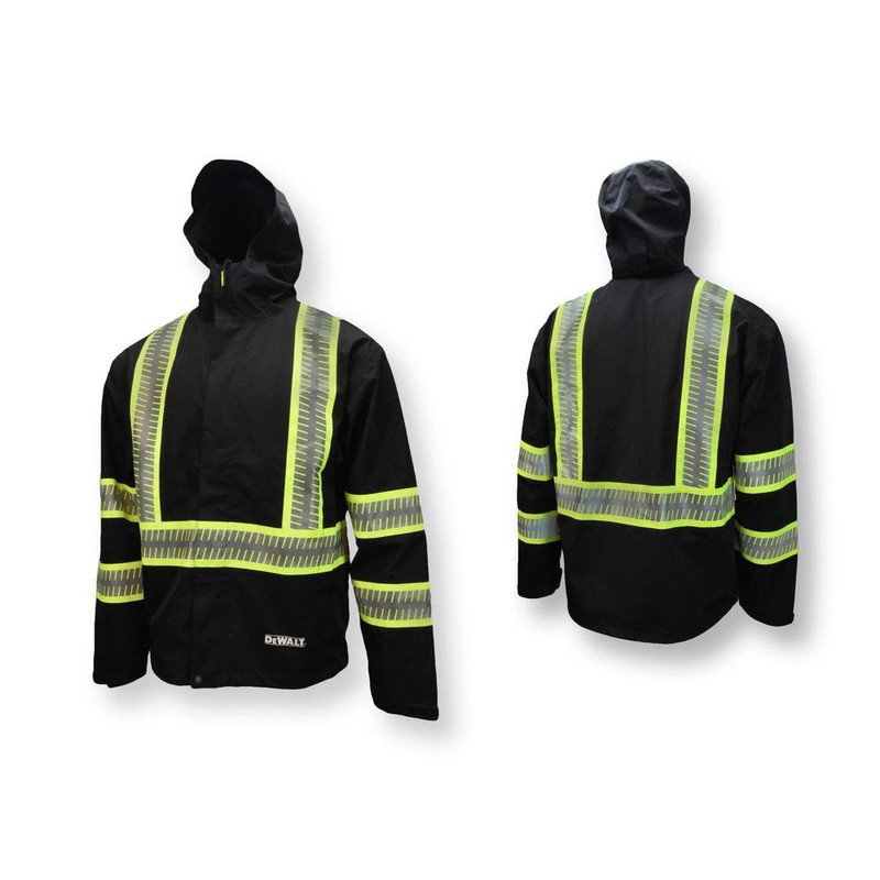 DEWALT DRW11 Waterproof Lightweight Packable Raincoat - 4X